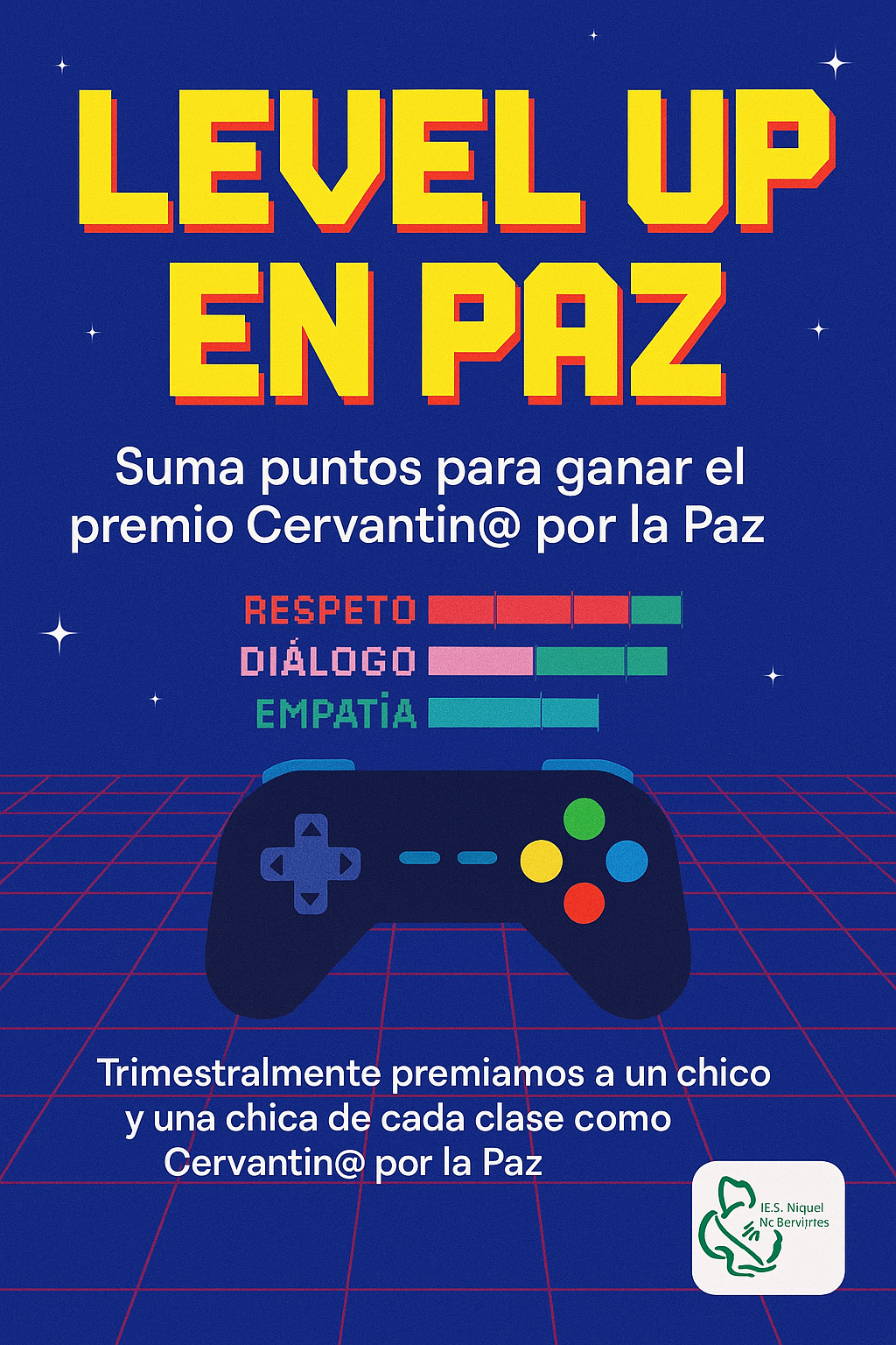 Cartel Cervantinos por la paz