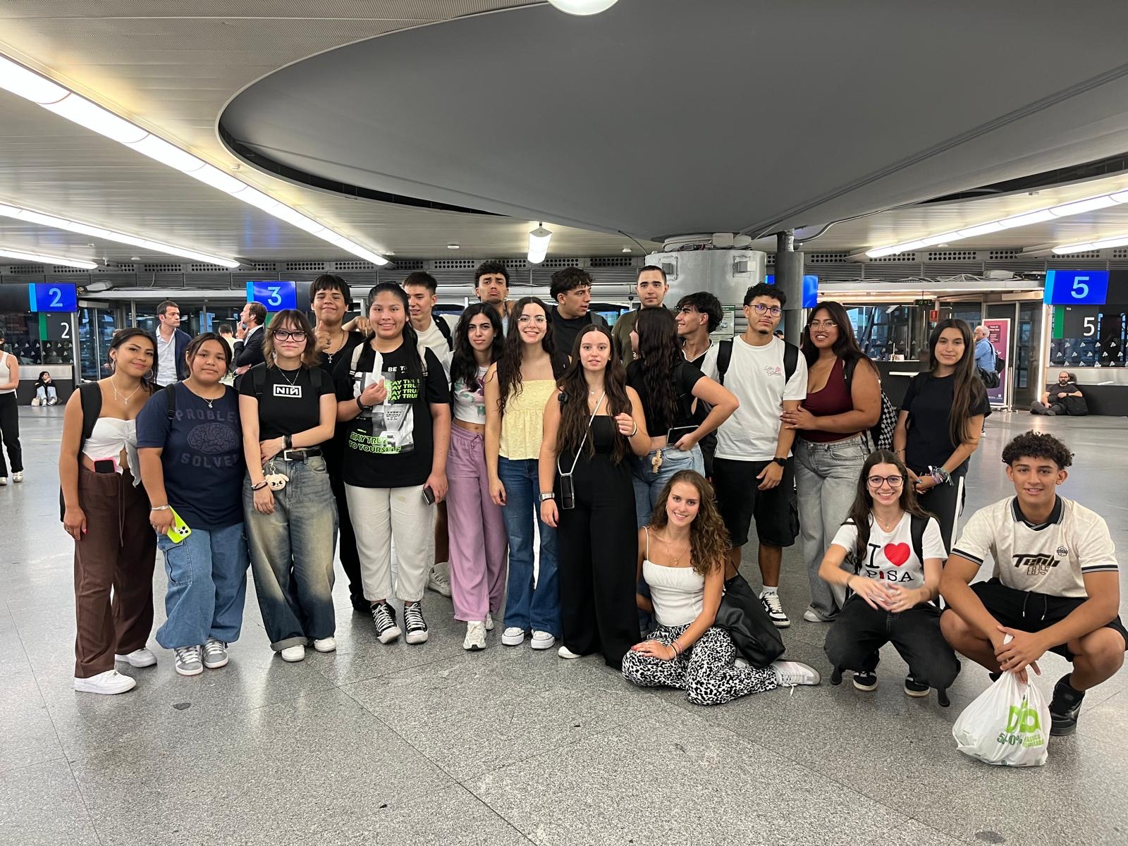 Alumnado del IES Miguel de Cervantes en el Festival de las Ideas