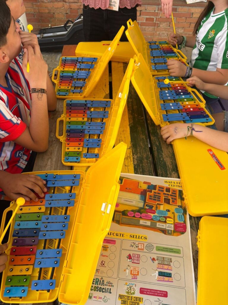 Taller eco social. Actividad musical y educativa.